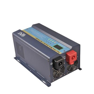 China Hot sale 4000w 5000w 6000w integrated transformer with LCD+LED display 12v 24v 48v low frequency inverter for solar system for sale