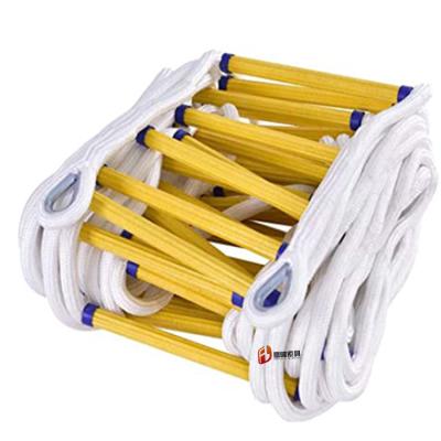 China Folding Ladders Emergency Exit Rescue Folding Lightweight Nylon Rope Ladder for sale