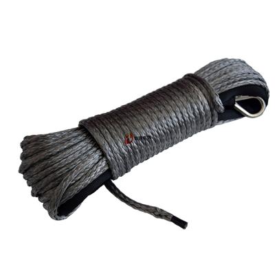 China Universal 12 Strand High Strength UHMWPE Towing Traction Rope for Marine Mooring and Winch for sale