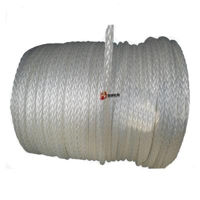 China Universal Durable White UHMWPE Rope For Salvage / Lifting / Marine / Towing for sale