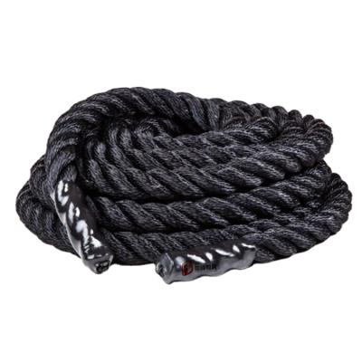 China Physical Fitness Training 25mm 38mm 50mm Core Battle Rope Training Rope For Arm Strength Cross Fitness for sale