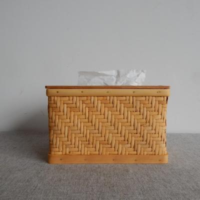 China 2021 Viable New Arrival Woven Tissue Basket Tissue Box for sale