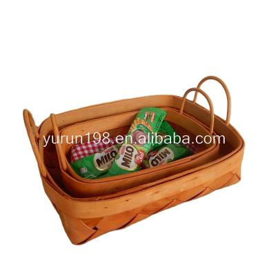 China China Eco-friendly Wooden Bread Basket for sale