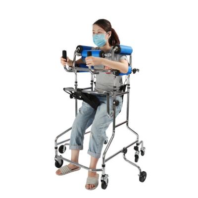 China Reusable Affordable Price With Wheel And Seat Lower Limb Rehabilitation Training Equipment Adult Paralyzed Elderly Disabled Hemiplegia With A for sale