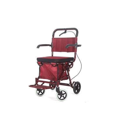 China Home walker old man walker with cart basket take out shopping cart shopping cart for the elderly for sale