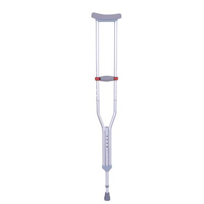 China Solid Size Adjustable Manufacturers Direct Selling Adjustable Medical Adult Crutches With Armpit Pads And Handles for sale