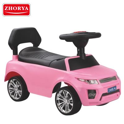 China Zhorya Three Color Wheel Baby Swing Car Baby Swing Car Hot Selling Free Ride On Car For Kids for sale