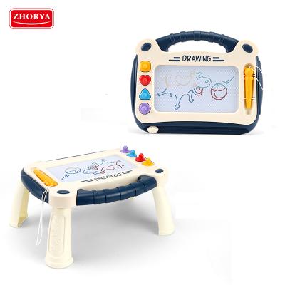 China Environmental Zhorya Kids Educational Magnetic Doodle Board Erasable Drawing Toys Board With Sketching Table for sale