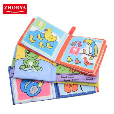 China Zhorya EVA Vinyl Waterproof Educational Color Changing Children's Toys Custom Baby Bath Book for sale