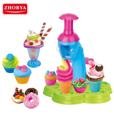 China Eco-Friendly Clay Zhorya Light Color Kids DIY Polymer Clay Non-Toxic Molds With Cake Toys for sale