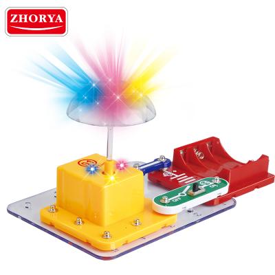 China Circuit Toys Zhorya Diy Circuit Toys The Steam Engine Toy For Kids Education Science Toys for sale