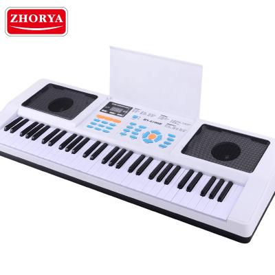 China Key Toy Professional 61 Multifunction Musical Keyboard Instrument Electronic Keyboard Zhorya with Microphone for sale