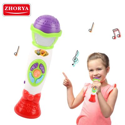 China Toy Zhorya Children's Educational Drum Musical Instruments Toy Voice Switch Microphone for sale