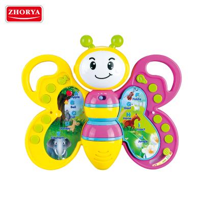 China Shape Educational Plastic Smart Laptop Bee Toy Zhorya Teaching Machine For Children for sale