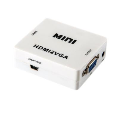 China Mini tipo de 40g 1920x1200 60Hz Un HDMI al adaptador de VGA en venta