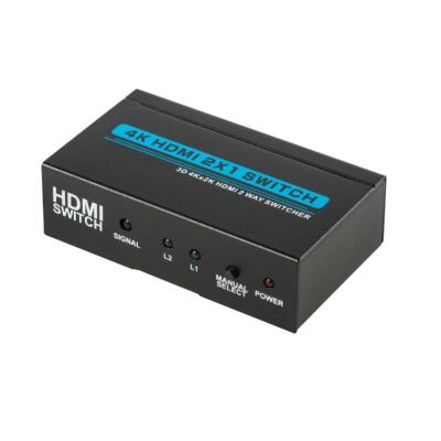 China Mando a distancia por infrarrojos 4Kx2K 1,5 vatios de interruptor de 340Mhz HDMI 2x1 en venta