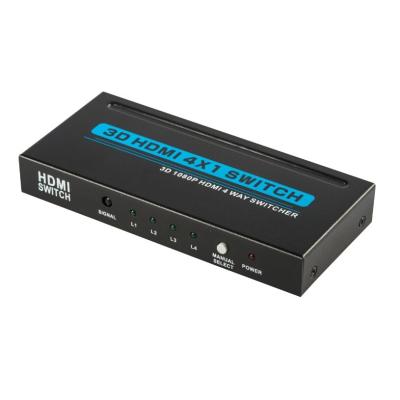 China interruptor de 1080P HDMI 4x1 en venta