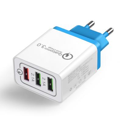 China 3 USB Output ROHS CCC 4.8A Universal USB Charger for sale