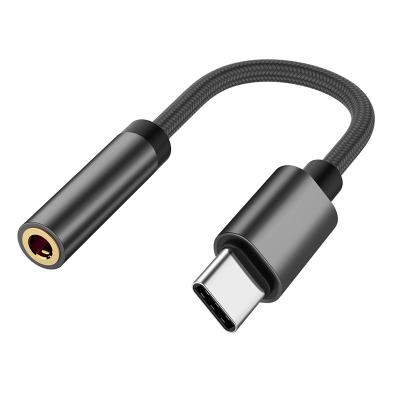 Cina Tipo C USB di Shell 12cm del vicolo al cavo dell'audio dell'adattatore 3.5mm della cuffia in vendita