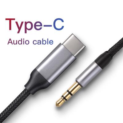 China Tipo de enrrollamiento anti C de la trenza USB de ROHS al cable de audio AUX. de 3.5m m en venta