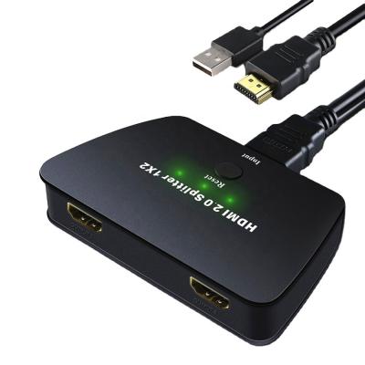 China 1 en 2 fuera del divisor de 18Gbps 4Kx2K 4K 60HZ HDMI 2,0 en venta