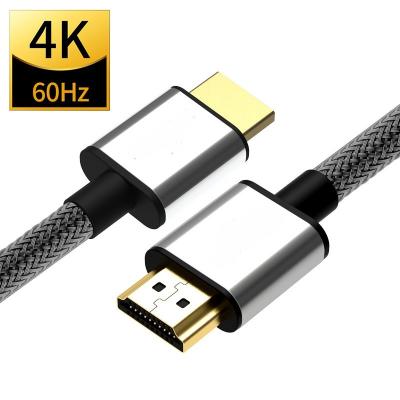 China 3D Ethernet HDR ARC 2160P 18 Gbps 2.0 Version 4K HDMI Cable for sale