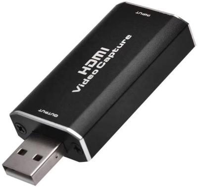 China HDMI al expediente audio de las tarjetas de captura video del USB 1080p USB2.0 vía la videocámara de DSLR en venta