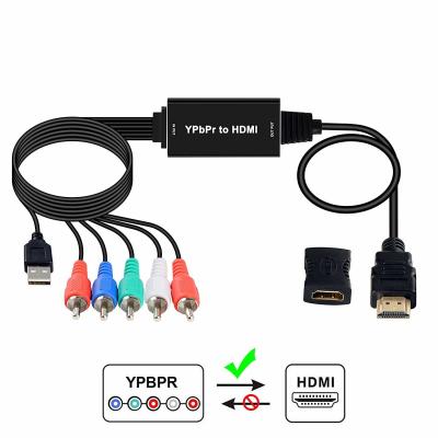 China convertidor video audio RCA componente RGB YPbPr de 1080P 60Hz a HDMI en venta