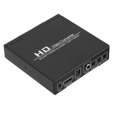 China SCART HDMI To HDMI HD Video Converter 720P 1080P Audio Scart To Hdmi Digital for sale