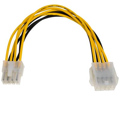 China 8 fuente de alimentación del perno 18AWG del cable de extensión del poder de la CPU EPS P4 del Pin 12V 8 los 20cm en venta