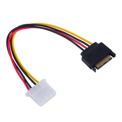 China Varón Molex de 15 Pin SATA a IDE Power Cable 4 Pin Female Adapter Extension Cable el 15cm en venta