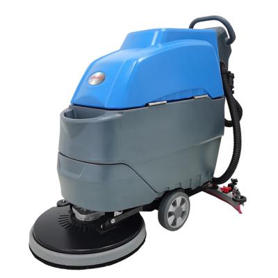 China Hotels Industrial Wireless Automatic Commercial Electric Walk Behind Tile Floor Electric Scrubber Dryer for sale