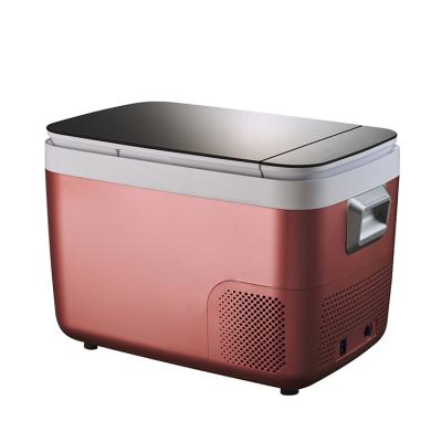 China 25L portable compressor compressor dc/ac car cooling refrigerator for refrigerator freezer travel camping picnic for sale