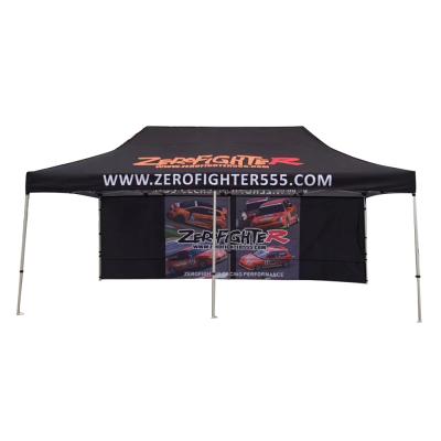 China Highest Quality Waterproof Advertising Custom Folding Pop Up Canopy Tent With Flag 3X6 (10ftX20ft) for sale