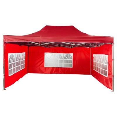 China Easy Installed High Quality 10x15 Canopy Tent Outdoor Gazebo Folding 3x4.5 Tent With Church Window for sale