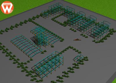 중국 그려진 동물 먹이 장비/조립식 Q255 가벼운 강철 구조물 작업장 판매용