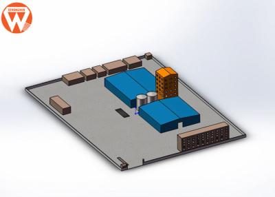 중국 닭 가금류 20T/H SKF 동물 먹이 생산 라인 판매용