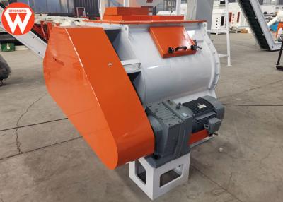 China Feed Grinding Double Shaft Paddle Mixer Machine 250kg/H for sale