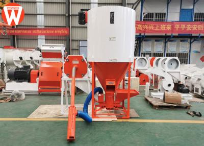 China 1t/H Grinding Feed Mixer Machine 11kw Hay Livestock Feed Grinder for sale