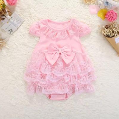 China Breathable Newborn Baby Clothes Romper Baby Dresses Baby Romper Dress for sale