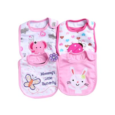 China Antibacterial Cute Designs Printed Wholesale Price Bibs For Newborn Baby Cotton Baby Bibs for sale