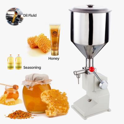 China Small Bespacker A-03 Manual Juice Food Honey Cream Oil Liquid Shampoo Jam Paste Filling Machine for sale