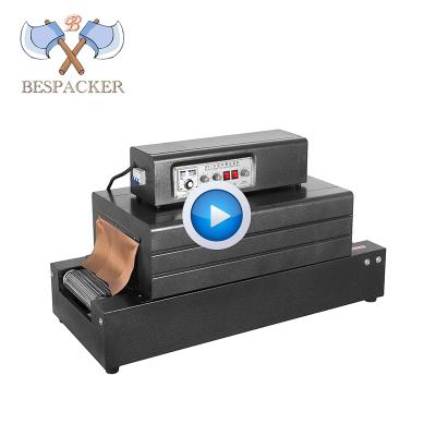 China BS-B400 Small Products Pet Bottle Heat Tunnel Shrink Packing Machine With Chain for sale