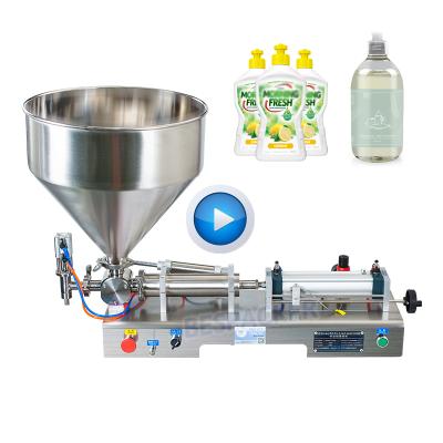 China Bespacker manual food water sachet oil juce pneumatic milk filling machine for sale