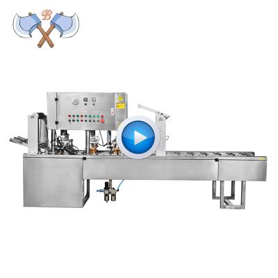 China APPAREL XBG-60-2 2 in 1 Automatic Cup Filling and Lid Sealing Machine for sale