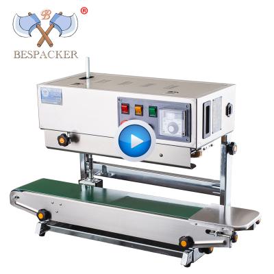 China GARMENT Bespacker Automatic Plastic Bag Sealer Sealing Machine FR-770LW Plastic Continuous Sealing Machine for sale