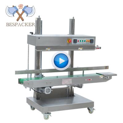 China Bespacker XK-1100V PVC Automatic High Speed ​​Automatic Continuous Tape Bag Sealer Sealing Packing Machine for sale