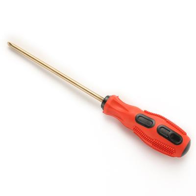 China Plastic Manufacturers Selling Cheaper Rubber Slotted Screwdriver Handle Copper Beryllium 13*450mm for sale