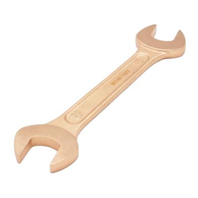 China Non-sparking Open End Aluminum Bronze Non-sparking Open-end Hardware DIY Tools Double Ended Wrench for sale