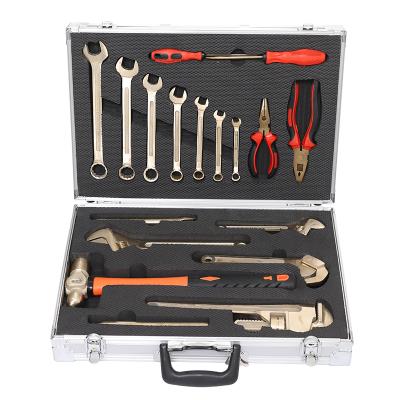 China made in china high quality 18 piece spark free maintenance tool kit JF--001 for sale